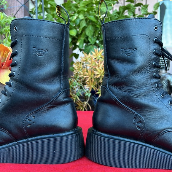 🏴󠁧󠁢󠁥󠁮󠁧󠁿 Dr. Martens MIE Daisy 3A33 Y2K Cutout Wedge Platform Boots UK 5 - Picture 5 of 17